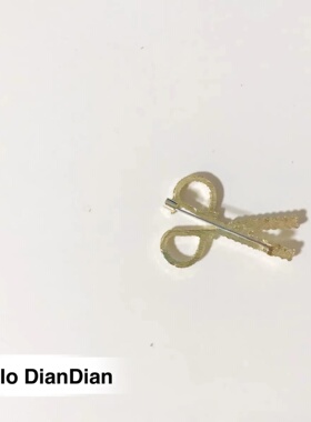 剪刀珍珠闪钻百搭气质ins胸针