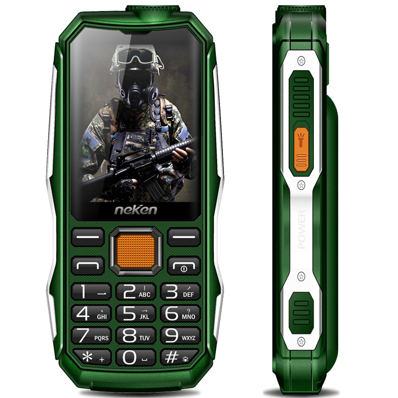利欧数码专营店【4G全网通】尼凯恩 EN3正品老人机超长待机三防军工直板老年手机大屏大字大声音移动联通电信版学生按键手机1