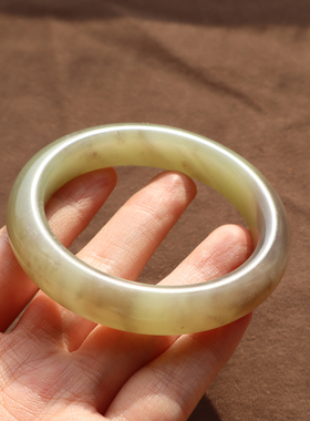 青海料烟紫色内径53mm精美手镯