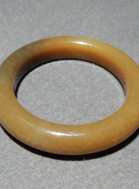 方言和田玉且末红糖玉油润手镯