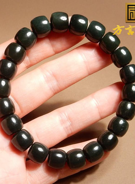 方言和田玉新疆温润塔县青玉手串