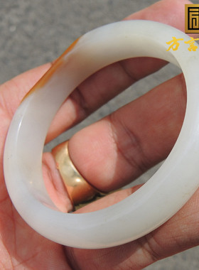 方言企业精品羊脂白玉籽料手镯