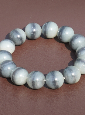 方言和田玉新疆青花籽一线天手串