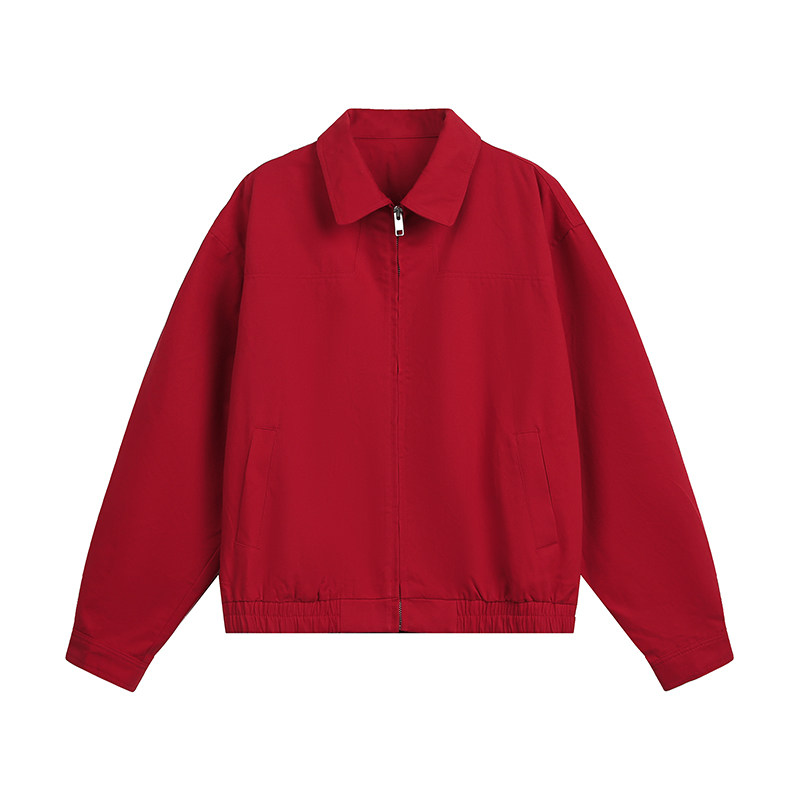 男道美式复古短款夹克外套女2025秋季宽松翻领纯棉休闲宽松上衣潮,淘宝优惠券,粉丝福利购,淘宝优惠卷