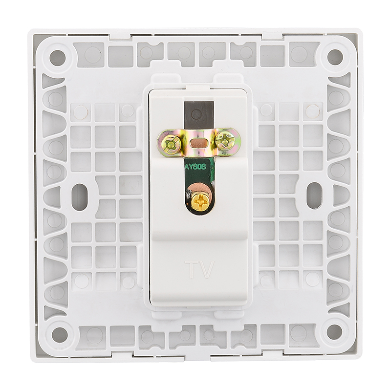 86型墙壁暗装开关插座面板家用闭路电视插座 TV面板 有线电视插座 - 图3