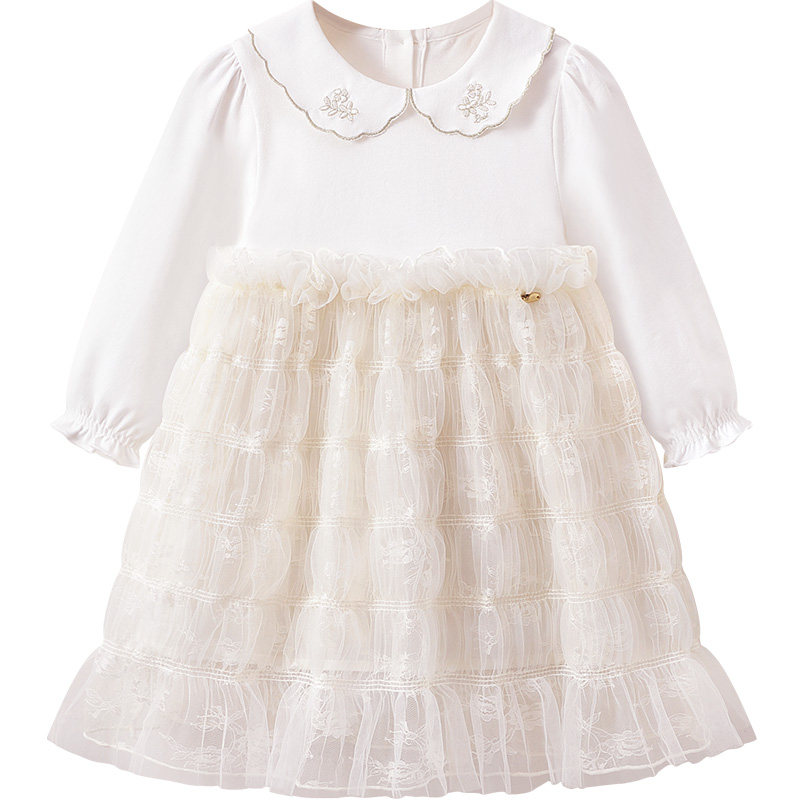 【商场同款】拉比童装连衣裙2025新款裙子春季女童双面布连衣裙,淘宝优惠券,粉丝福利购,淘宝优惠卷