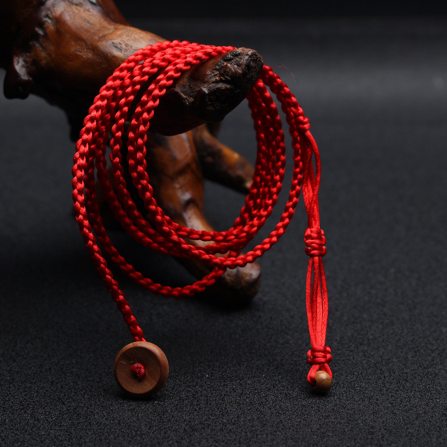 马年本命年红绳腰带女士男款编织红色腰链绳子孕妇桃木护身符腰间,淘宝优惠券,粉丝福利购,淘宝优惠卷