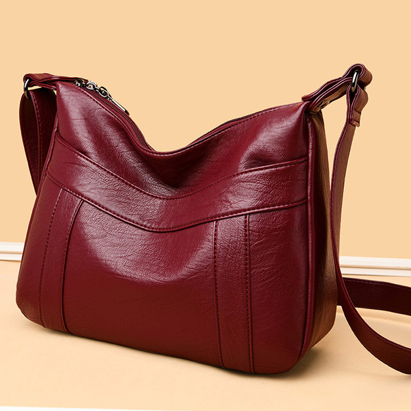 头层牛皮单肩斜挎包女包软真皮时尚大气妈妈包大容量百搭2025新款,淘宝优惠券,粉丝福利购,淘宝优惠卷