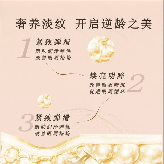 艾丽素时光菁萃焕彩眼胶40g紧致抗衰淡纹提亮原热能凝胶弹润眼霜