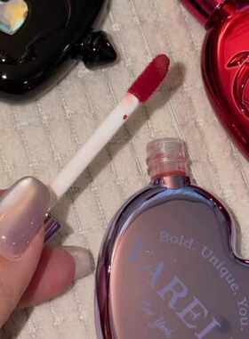 韩国vareli手机支架唇彩唇釉heart bling 水润水光镜面4.5g