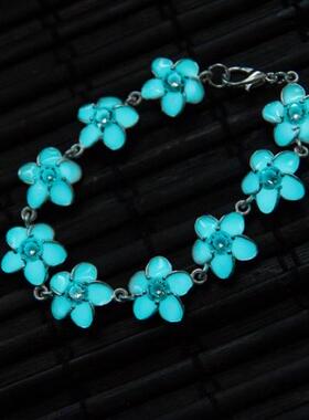 乌克兰代购项链发光夜光十字链