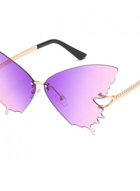 英国Butterfly手作无框蝴蝶镜