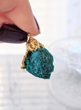 设计师手作宝石镀金项链