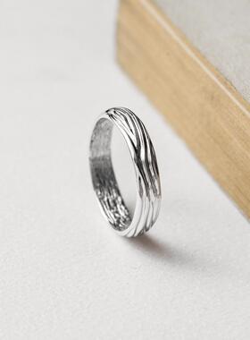 自然叶子花朵14K金订婚戒指结婚