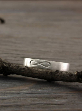 情侣925纯银复古结婚情侣戒指