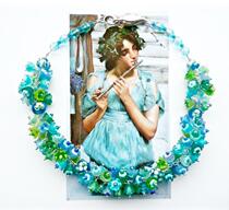 Bridals Dutch hand for a fresh and beautiful new art style Dont give a floral design bridal necklace