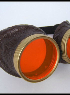 蒸汽朋克海盗绿片遮阳镜