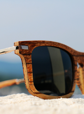 glasses超经典木框深色太阳镜