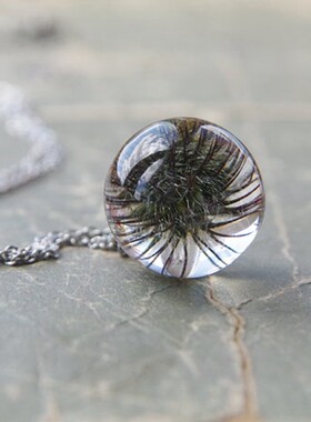 美国代购手作特别吹制玻璃项链