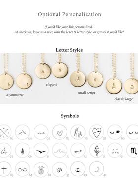 美国代购simple◇填充14k金项链