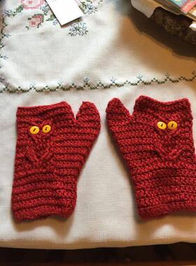 美国代购手作猫头鹰设计Scarf