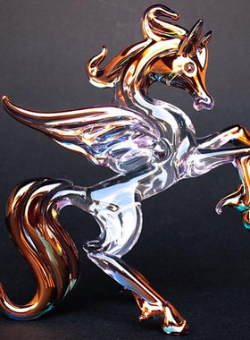 Pegasus手作炫彩飞马雕像摆件