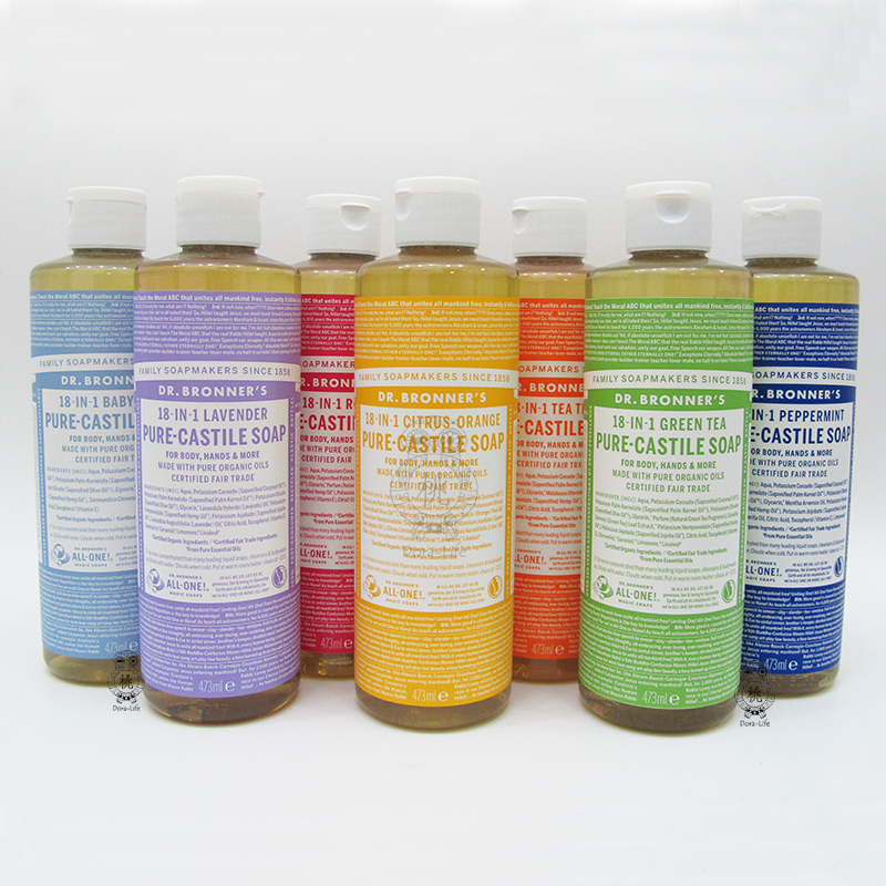 現貨!保真 Dr.Bronner's 布朗博士bronner身體皁潔顏液體皁473ml