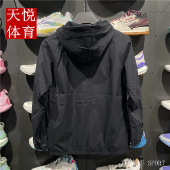 Li Ning Sports Windbreaker 2024 Spring New Men's Fitness Running Casual Windproof Hooded Jacket AFDU089