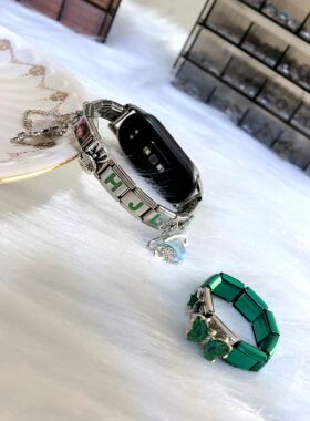 意大利模块手链贺峻霖应援蝴蝶双吊坠星星兔子名字首字母定制照片