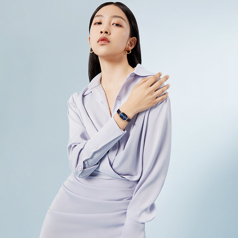 【新品上市】飞亚达复古小蓝表女表 飞亚达国产腕表