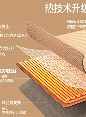 加热围巾定制logo发热披肩披风两用外套斗篷usb充电加热毯子电热