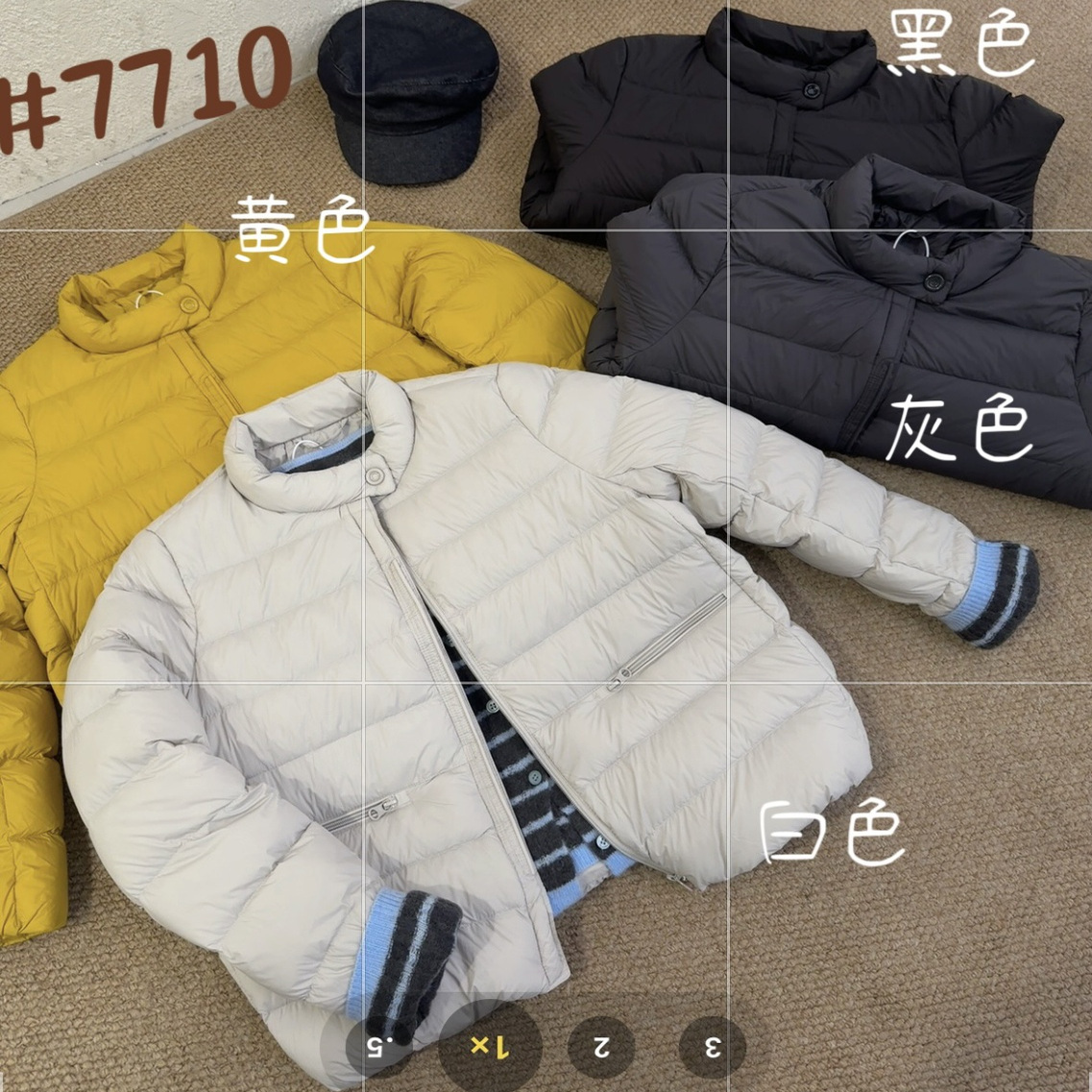 韩版时尚新国标90白鸭绒女士羽绒服25冬季新款洋气安心绒圆领外套 - 图3