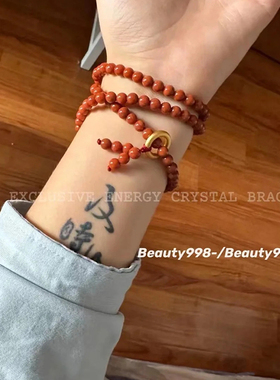 千禧男生女生南红玛瑙百搭原创