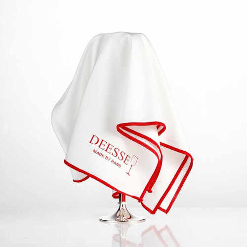 DEESSE精美质感擦杯布|家用水晶玻璃专用酒杯布 不掉毛不留痕迹 - 图0