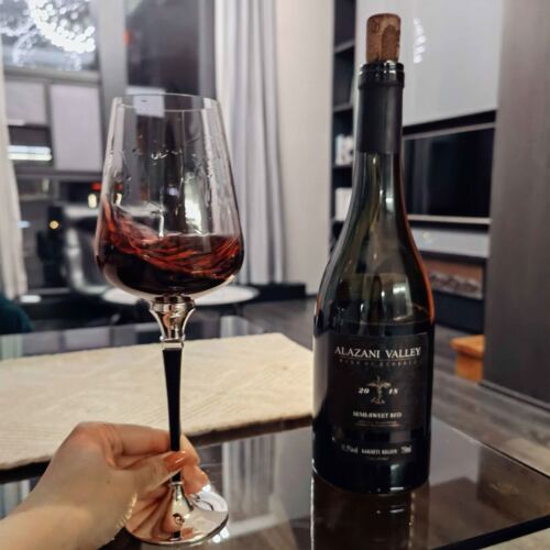 好入口 不酸涩|格鲁吉亚进口阿拉赞河谷半甜红酒葡萄酒 葡萄窖主 - 图0