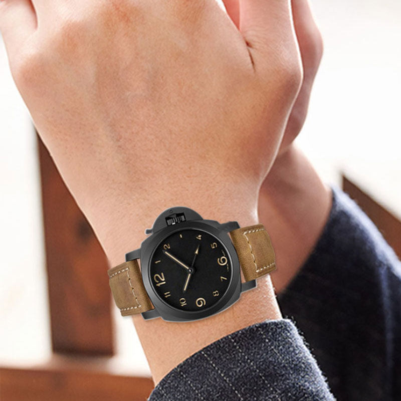 fxi表带panerai真皮拉丝手表表带 fxi智能手表手环表带/腕带