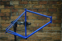 The steel frame is customized