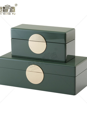 轻奢风样板房梳妆台桌面装饰品