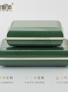 新中式风卧室首饰盒样板房软装