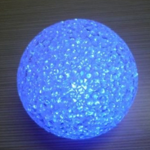 促led小夜灯礼物节能创意星空电池魔幻水晶球七彩米粒魔法球夜灯 - 图1