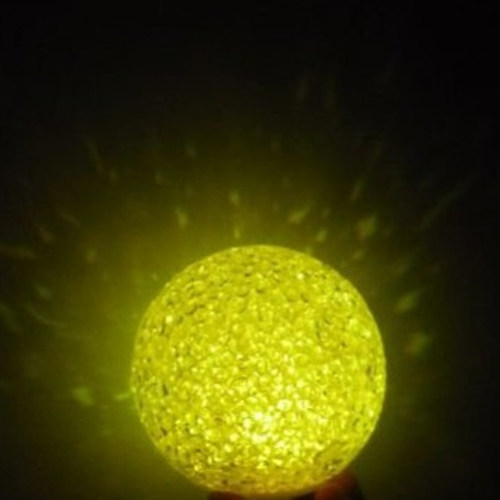 促led小夜灯礼物节能创意星空电池魔幻水晶球七彩米粒魔法球夜灯 - 图2