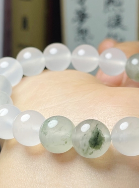 天山冰翠宝石光手链灵玥金丝玉