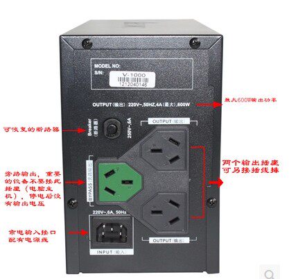电梯配件无机房松闸装置   UPS不间断电源1000VA全新救援装置 - 图0