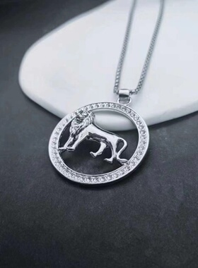 森林之王狮子吊坠项链新款