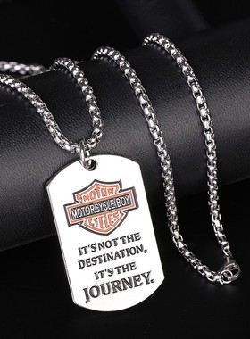 潮军牌吊坠嘻哈男士百搭挂件