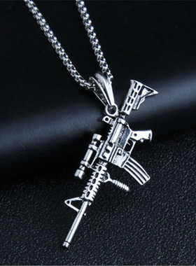 学生吊坠欧美男士胸前挂件毛衣链