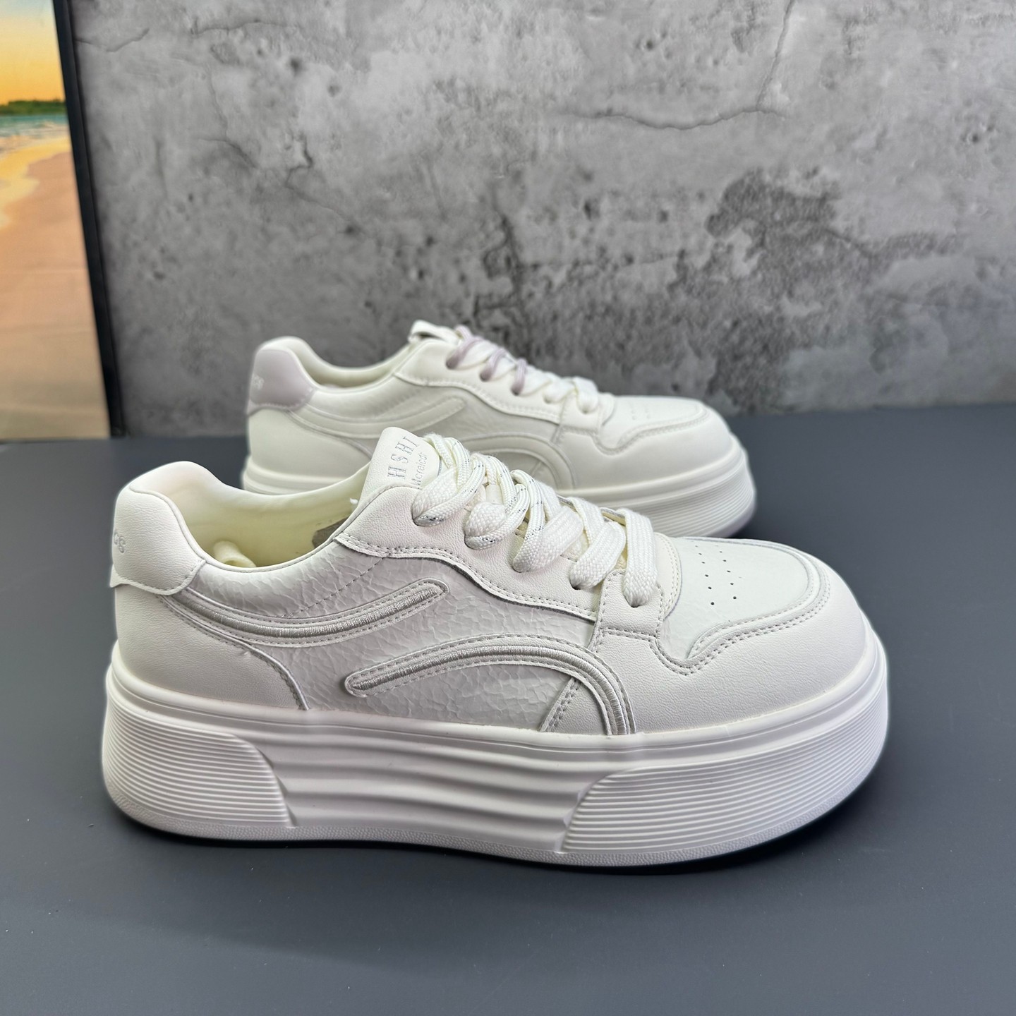 2026春季新款撤柜断码真皮时尚小白鞋韩版平底鞋软皮深口板鞋女鞋,淘宝优惠券,粉丝福利购,淘宝优惠卷