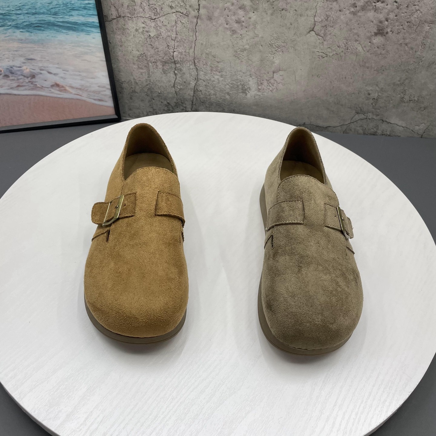 复古勃肯鞋2025撤柜断码秋季新款内增高深口的圆头套脚舒适女单鞋,淘宝优惠券,粉丝福利购,淘宝优惠卷