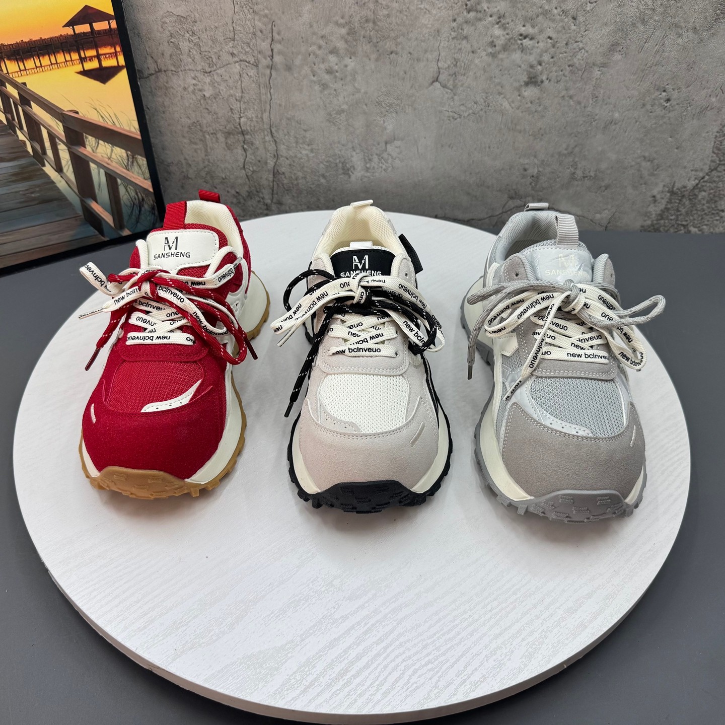 小蛮腰红色厚底老爹鞋女2026新款春季百搭网面透气增高休闲运动鞋,淘宝优惠券,粉丝福利购,淘宝优惠卷
