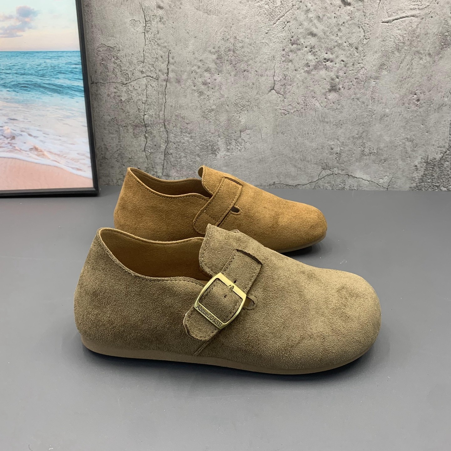 复古深口软底勃肯鞋2025撤柜断码秋季新款圆头套脚绒面百搭女单鞋,淘宝优惠券,粉丝福利购,淘宝优惠卷